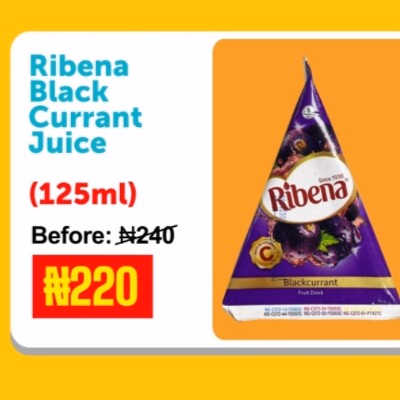 Ribena Black Currant Juice (125ml) image