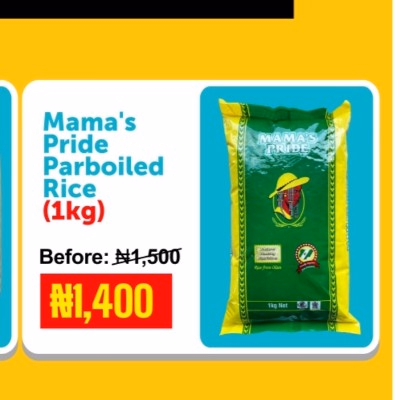 Mama's Pride Parboilled Rice (1kg) image
