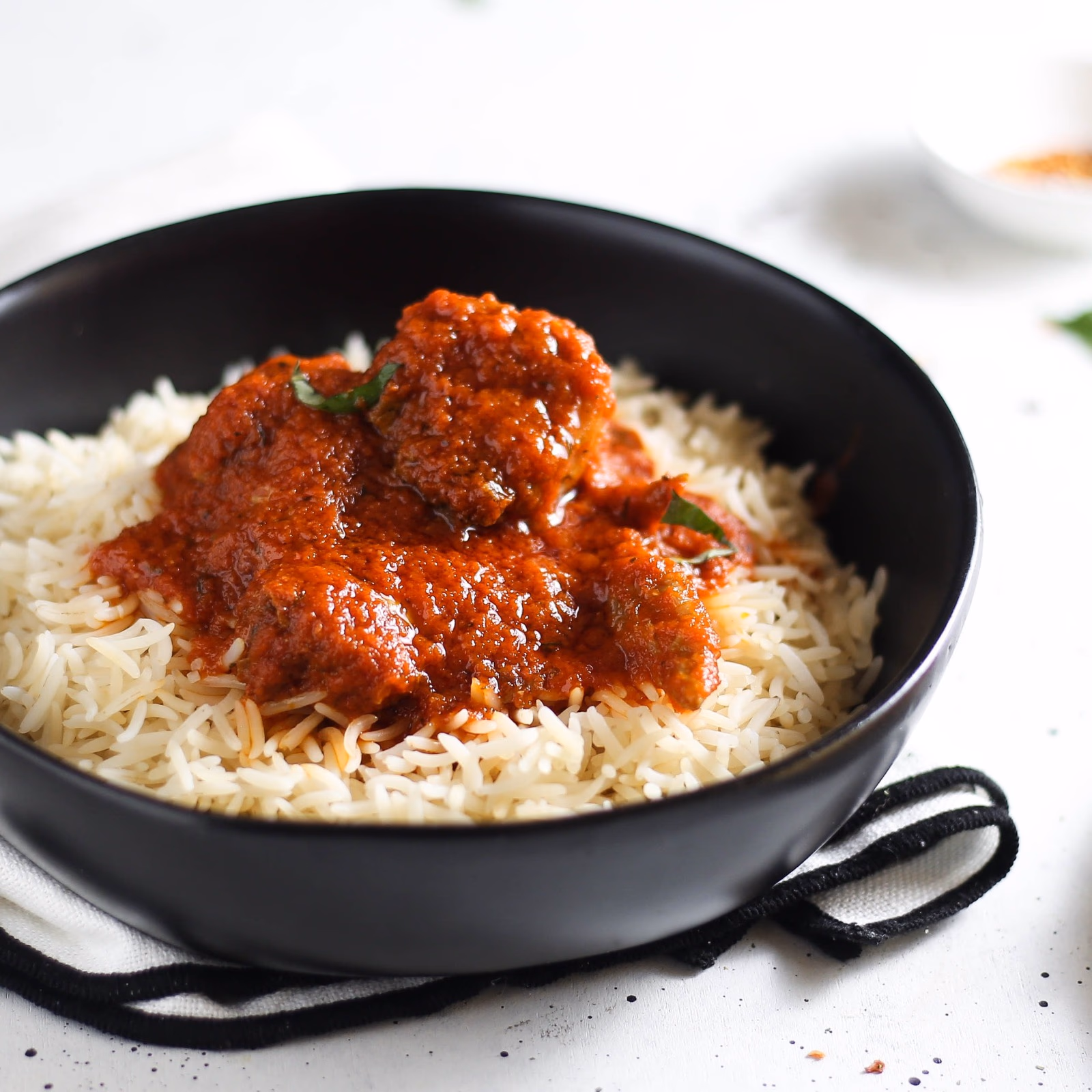 White Rice & Stew - Croaker Fish image