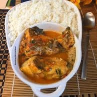 White Rice & Cat Fish Pepper Soup image