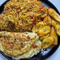 Indomie Plantain & Eggs image