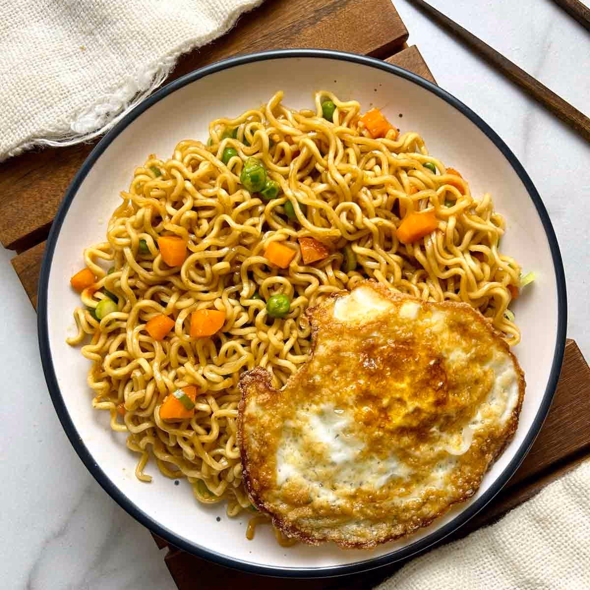 Indomie with Fried Egg or Boiled Egg image