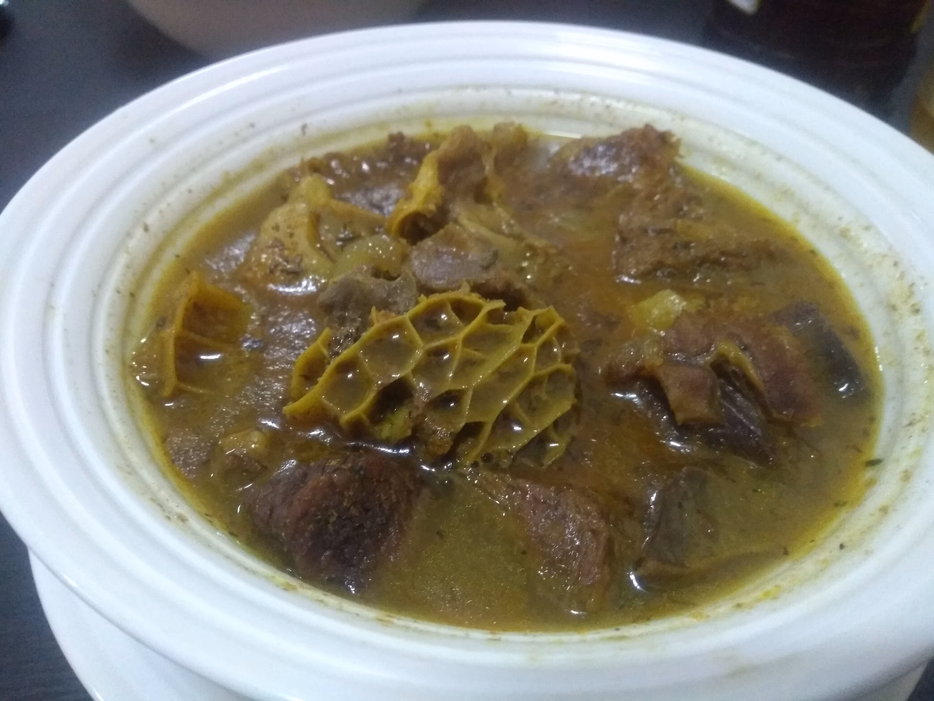 White Soup with Eba / Semo / Wheat image