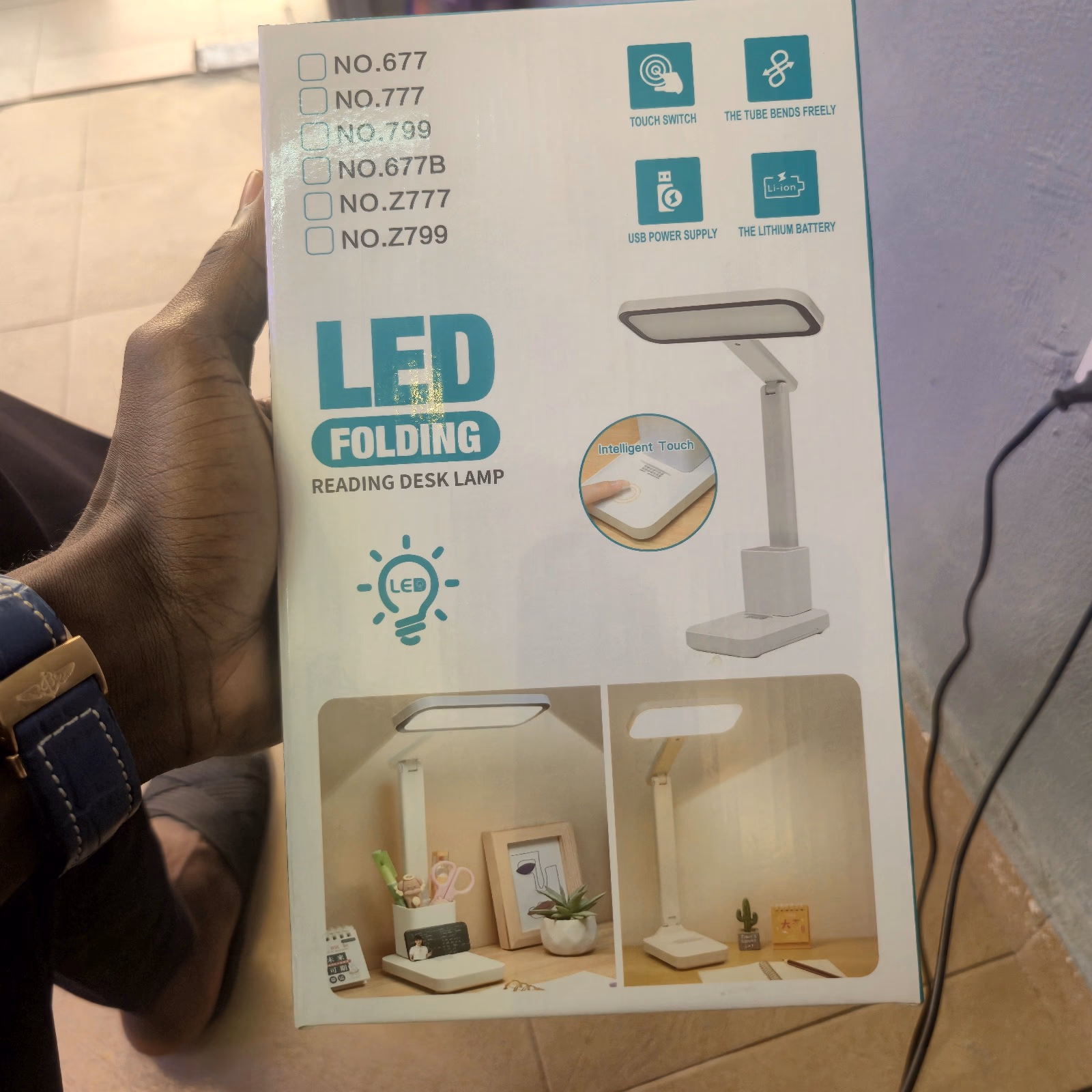 Foldable Reading desk lamp image