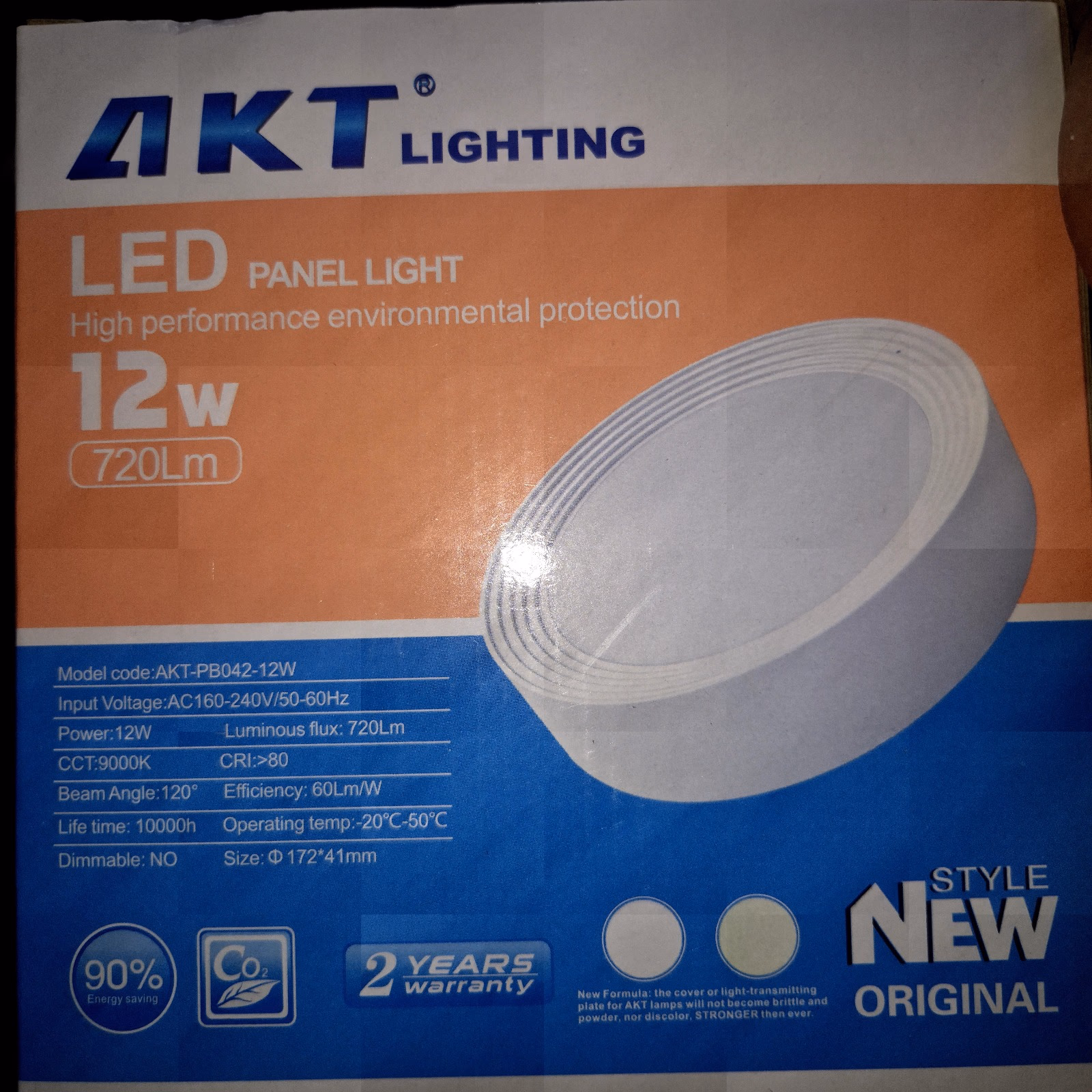 Akt 12w surface panel light image